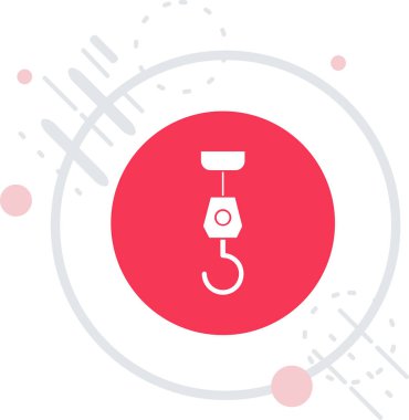 Çizgi fırçası simgesi beyaz arkaplanda izole edildi. Renkli taslak konsepti. Vektör.