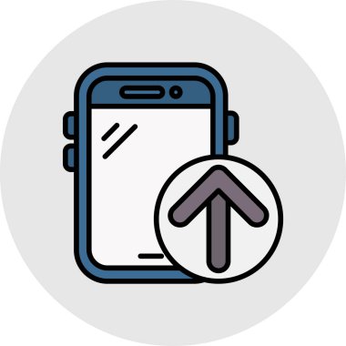 cep telefonu vektör simgesi