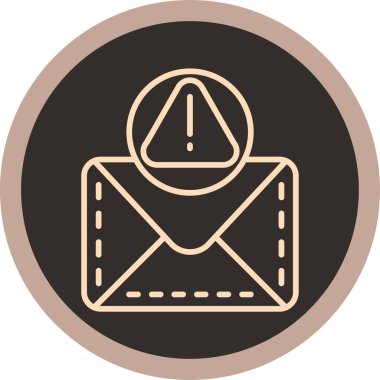 zarf simgesi vektör illüstrasyonu