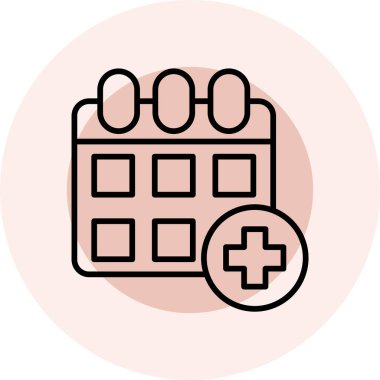 tıbbi simge vektör illüstrasyonu