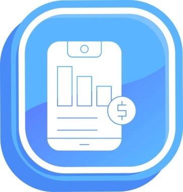 İş parası. Web simgesi basit illüstrasyon