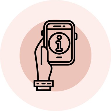 Akıllı saat. Web simgesi