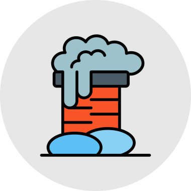 Baca simgesi, vektör illüstrasyonu basit tasarım