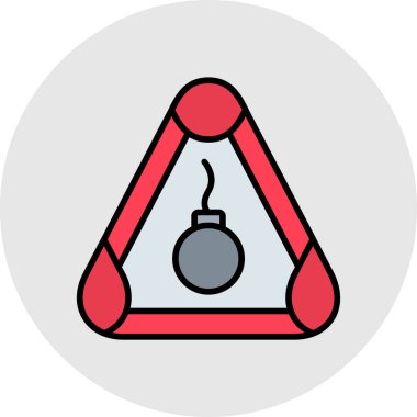 Bir noel balosu simgesinin vektör çizimi