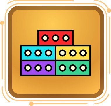 renk çizgisi çalma simgesi beyaz arkaplanda izole edildi. Film şeridi. Oyun işareti. Beyaz renk simgeleri vektörde. vektör illüstrasyonu