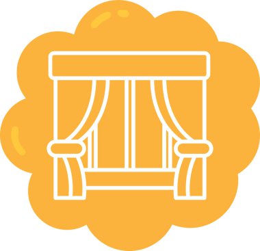 bir bankın modern simgesi