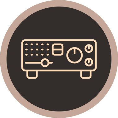 Modern b 'nin vektör illüstrasyonu eksik simgesi