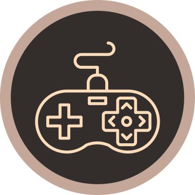 joystick simgesi vektör illüstrasyonu