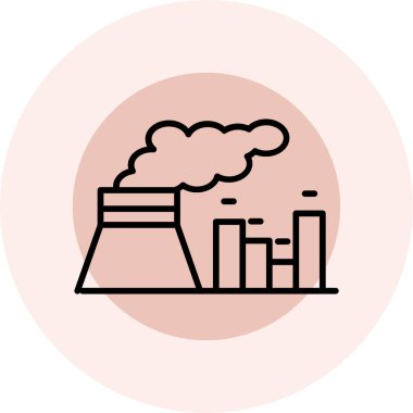 Modern yapı simgesinin vektör illüstrasyonu