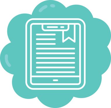 Modern b 'nin vektör illüstrasyonunda belgenin eksik simgesi