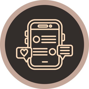 vektör illüstrasyonu, telefon modern simgesi