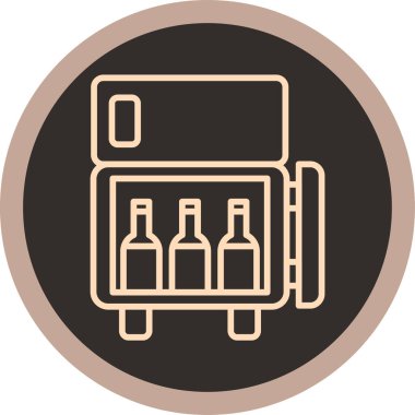 Bira. Web simgesi basit illüstrasyon