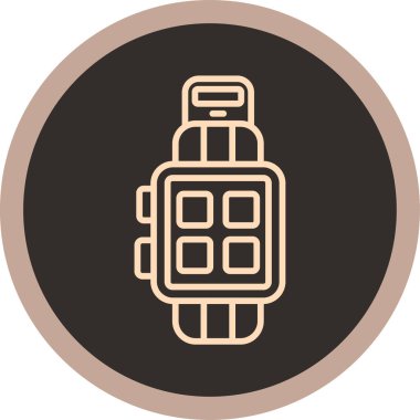 Modern b 'nin vektör illüstrasyonu eksik simgesi