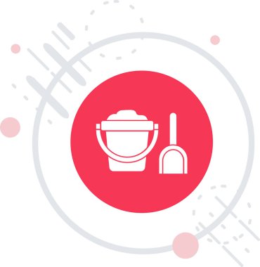 Gıda simgesinin vektör illüstrasyonu