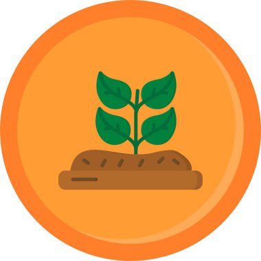 Bitkinin vektör illüstrasyonu