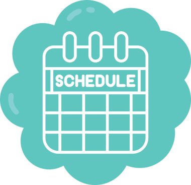 Program. Web simgesi basit illüstrasyon