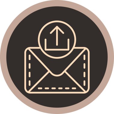 Vektör E- posta simgesi illüstrasyonu