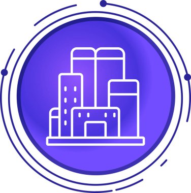 Yapı simgesinin vektör illüstrasyonu