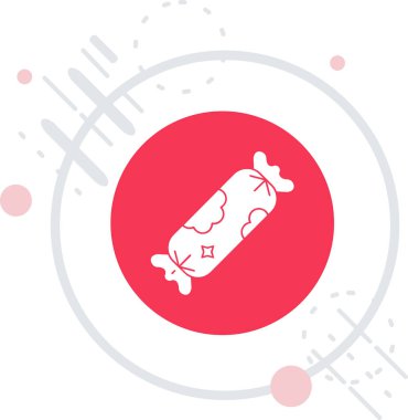 Çin çizgisi burç simgesi beyaz arka planda izole edilmiş. Astrolojik burç koleksiyonu. Renkli taslak konsepti. vektör.