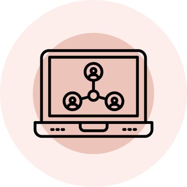 bilgisayar simgesi vektör illüstrasyonu