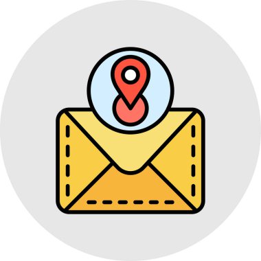 pin konumu simgesi doldurulmuş - taslak biçimi