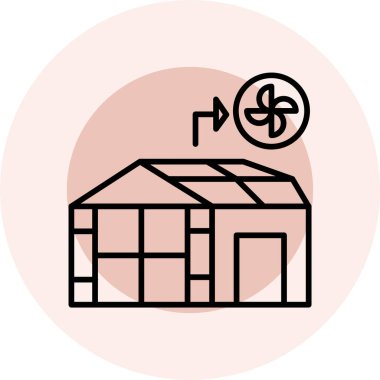 Yapı simgesinin vektör illüstrasyonu