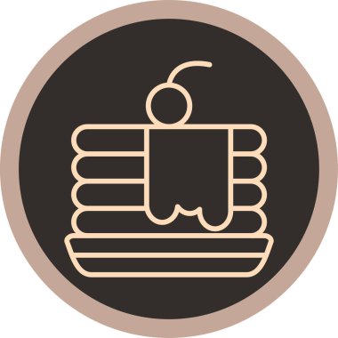 Gıda simgesinin vektör illüstrasyonu