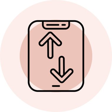 ok simgesi, vektör illüstrasyonu