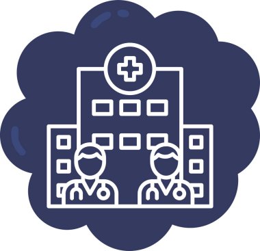 Sağlık hizmeti simgesi vektör illüstrasyonu