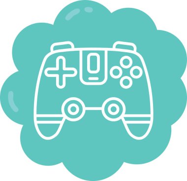 oyun denetleyici modern simge, vektör illüstrasyonu