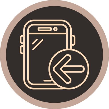 Vektör Mobil simge illüstrasyonu