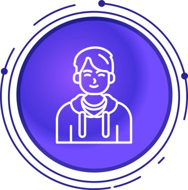 doktor simgesi, vektör illüstrasyonu