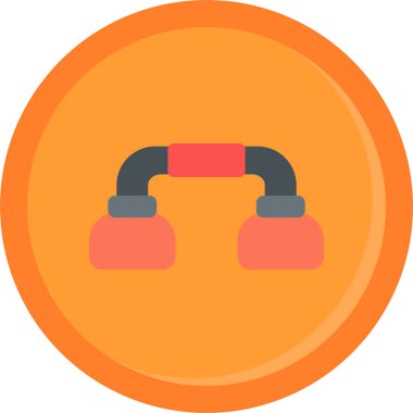 Spor. Web simgesi basit illüstrasyon