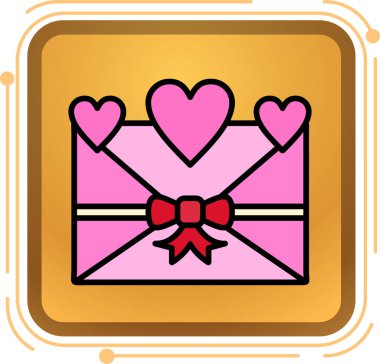 Yay ve kalplerle dolu bir kalp kutusu