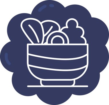 Sepet. Web simgesi basit illüstrasyon