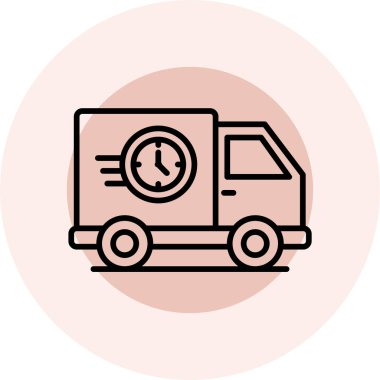 servis simgesi vektör illüstrasyonu