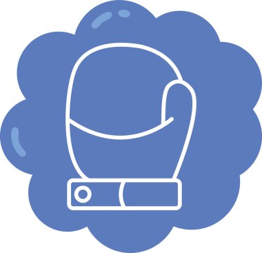 Bulut. Web simgesi basit illüstrasyon