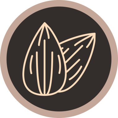 Bir yaprak simgesinin vektör illüstrasyonu