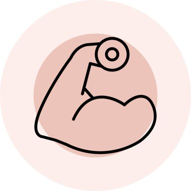 bir el simgesi ile kalp, satır biçimi