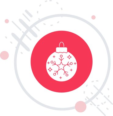 Beyaz ve kırmızı çizgi mutlu noeller ve beyaz arka planda izole edilmiş yeni yıl ikonu. Mutlu Noeller ve mutlu yıllar konsepti. Renkli taslak konsepti. vektör