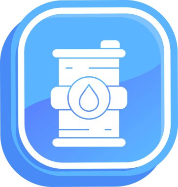 su damlası simgesi, basit vektör illüstrasyonu