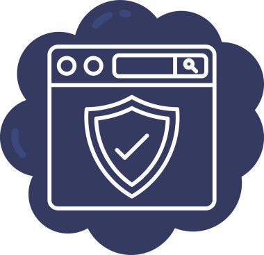 Web simgesi vektör illüstrasyonu