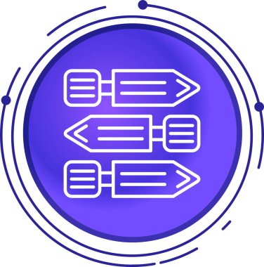 Oklar. Web simgesi basit tasarım