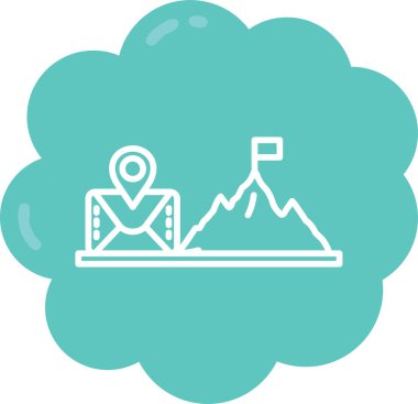 Bir kadın simgesinin vektör illüstrasyonu