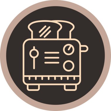 Gıda simgesinin vektör illüstrasyonu