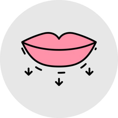 Modern simgenin vektör illüstrasyonu