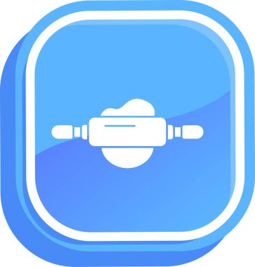 Basit vektör simgesi, balıkçı teknesinin çizimi