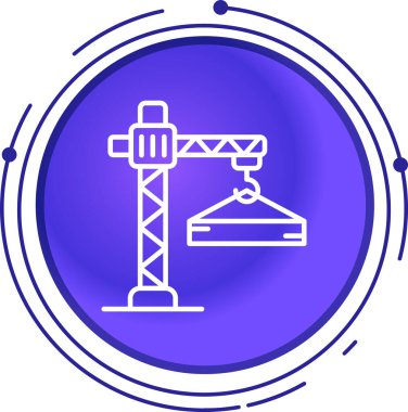 Yapı simgesinin vektör illüstrasyonu