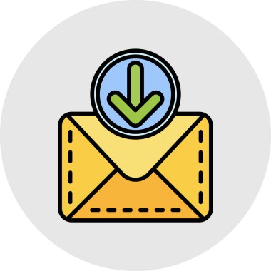 e- posta simgesi vektör illüstrasyonu