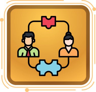 takım çalışması konsepti vektör illüstrasyonu